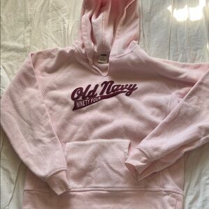 Old Navy Light Pink Pullover Hoodie